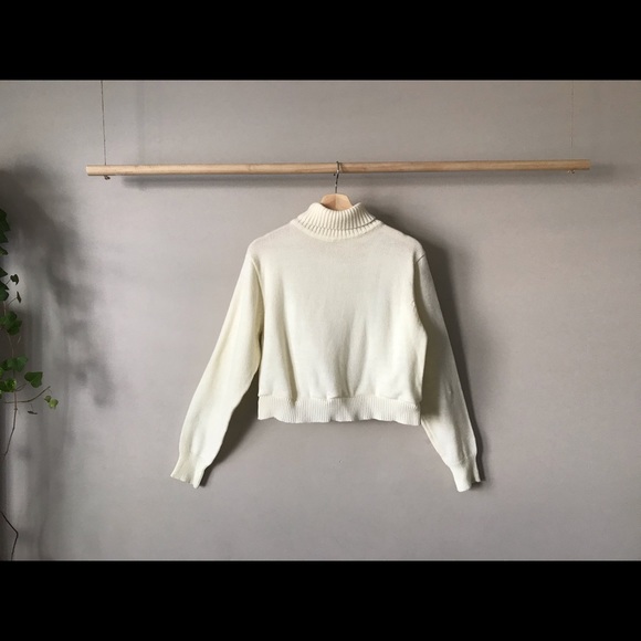 Vintage Reworked Cropped Turtleneck Sweater - Picture 4 of 10